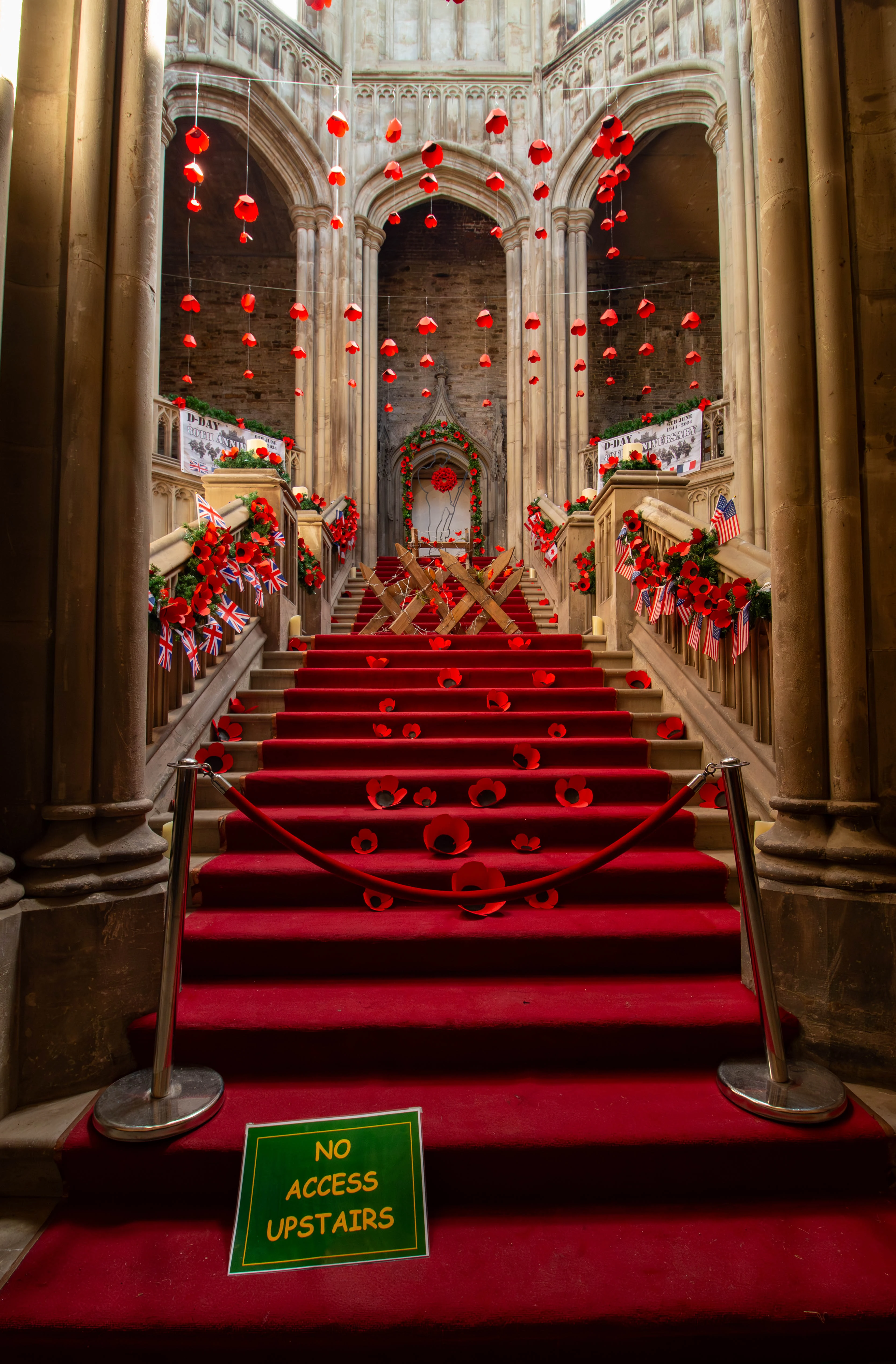 Margam Castle stairway